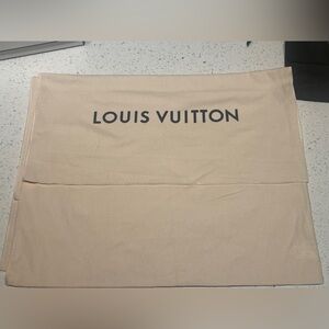 Louis Vuitton large flap dust bag 14.5 x 18